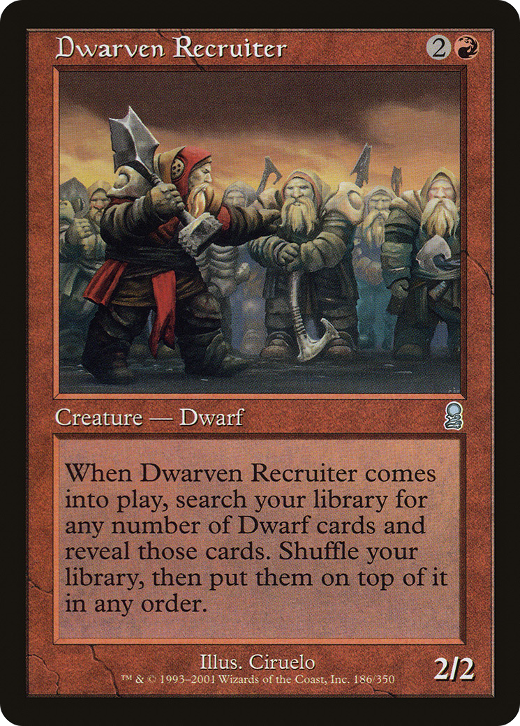 Dwarven Recruiter [Odyssey]-1