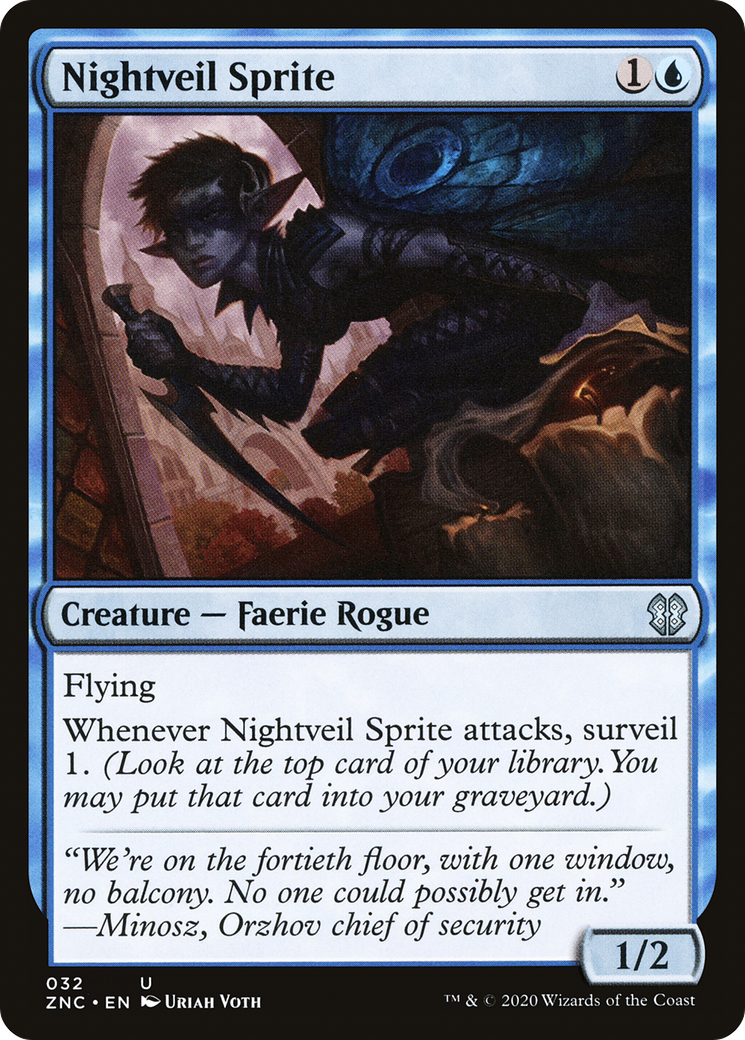 Nightveil Sprite [Zendikar Rising Commander]-1