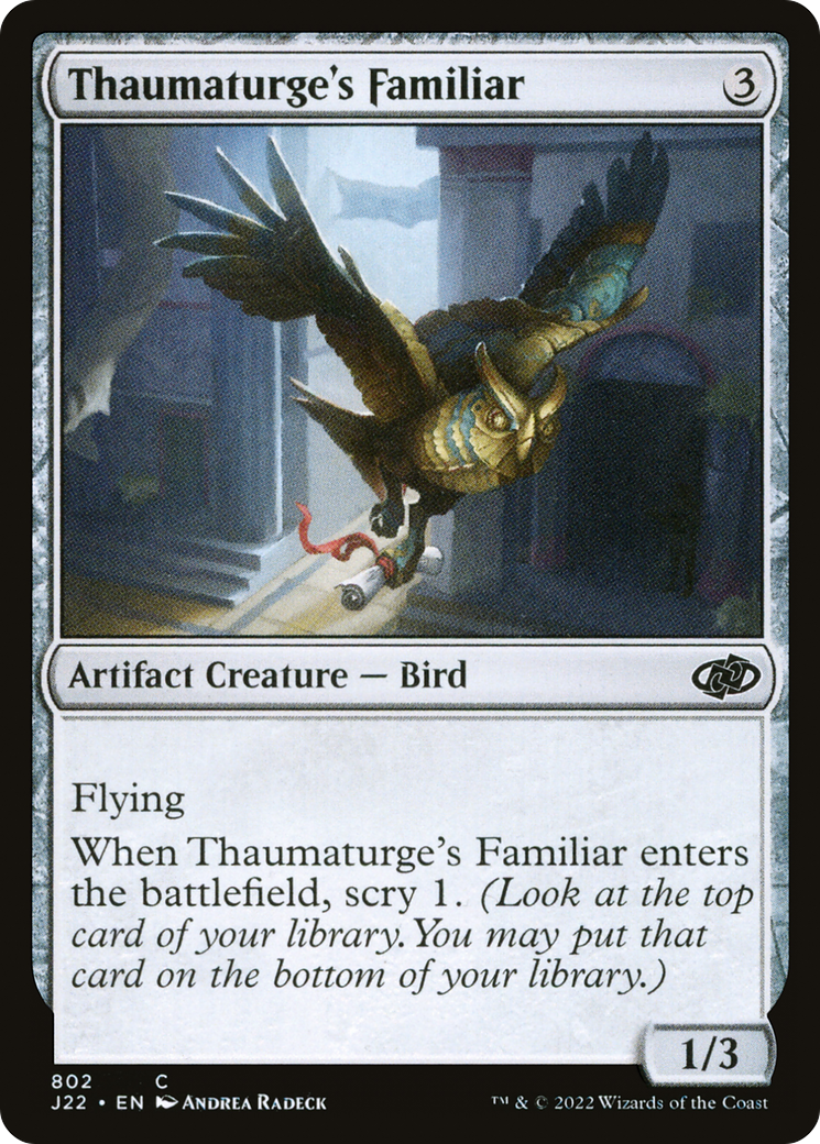 Thaumaturge's Familiar [Jumpstart 2022]-1