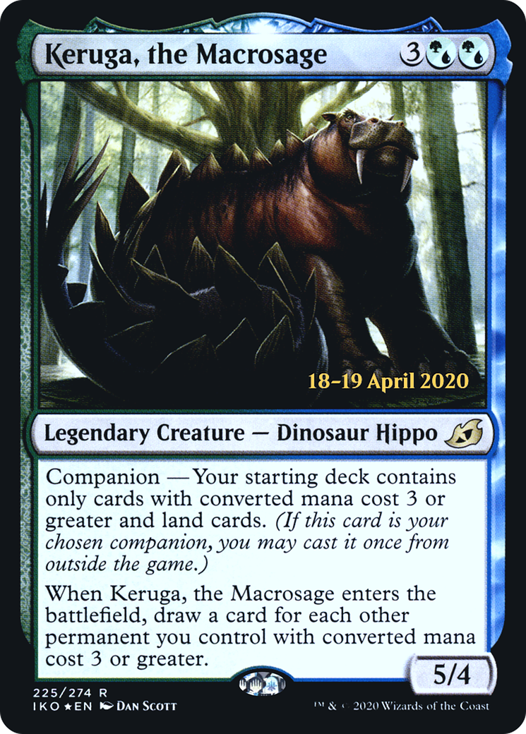 Keruga, the Macrosage [Ikoria: Lair of Behemoths Prerelease Promos]-1