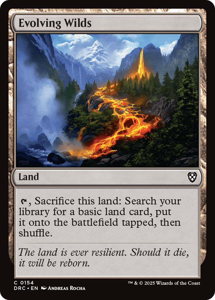 Evolving Wilds (0154) [Aetherdrift Commander]-1