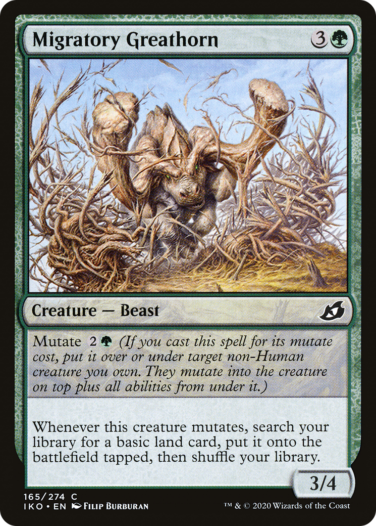 Migratory Greathorn [Ikoria: Lair of Behemoths]-1