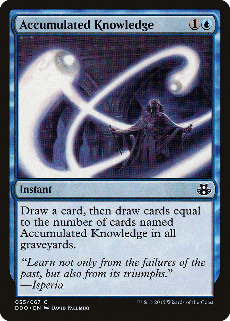 Accumulated Knowledge [Duel Decks: Elspeth vs. Kiora]-1