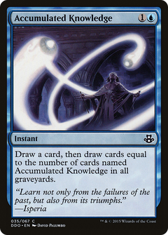 Accumulated Knowledge [Duel Decks: Elspeth vs. Kiora]-1