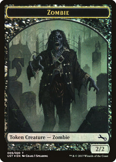 Zombie // Zombie Double-Sided Token [Unstable Tokens]-1