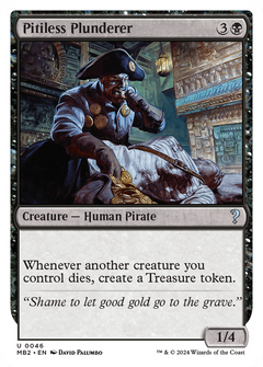 Pitiless Plunderer (White Border) [Mystery Booster 2]-1
