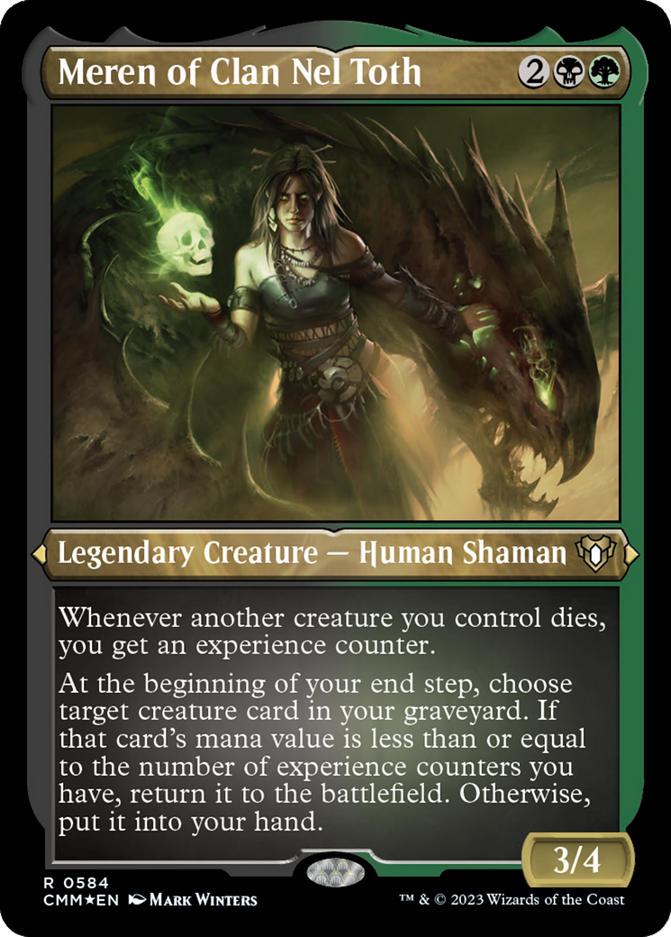 Meren of Clan Nel Toth (CMM-584) - Commander Masters Etched Foil-1
