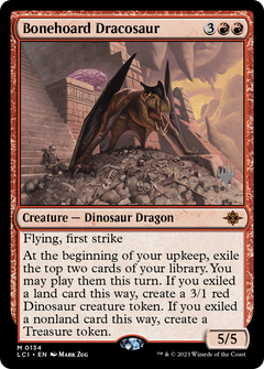 Bonehoard Dracosaur (Promo Pack) [The Lost Caverns of Ixalan Promos]-1