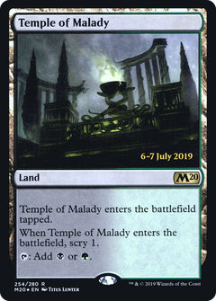 Temple of Malady [Core Set 2020 Prerelease Promos]-1
