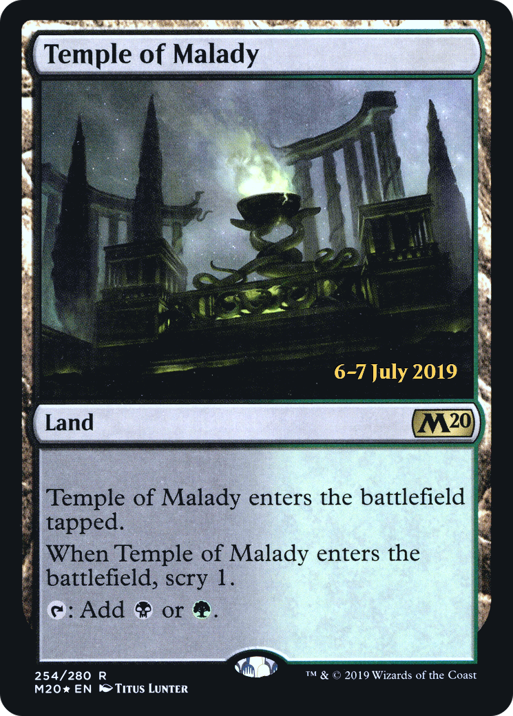 Temple of Malady [Core Set 2020 Prerelease Promos]-1