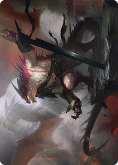 Rivaz of the Claw // Rivaz of the Claw (ADMU-053) - Dominaria United Art Series (Borderless)-3