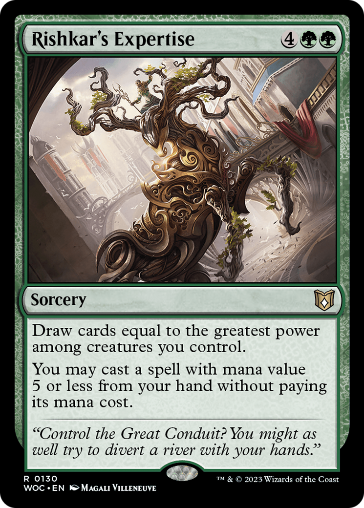 Rishkar's Expertise [Wilds of Eldraine Commander]-1