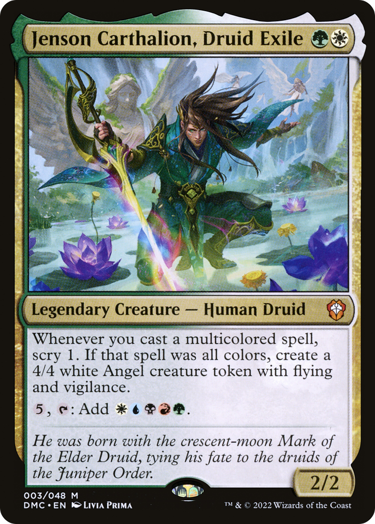 Jenson Carthalion, Druid Exile [Dominaria United Commander]-1