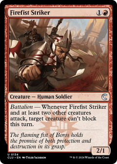 Firefist Striker [Ravnica: Clue Edition]-1