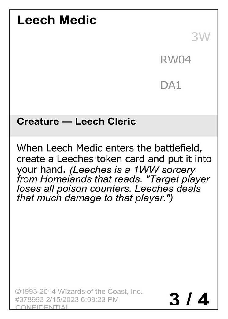 Leech Medic (UNK-RW04) - Unknown Event-1