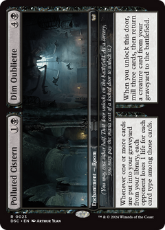 Polluted Cistern // Dim Oubliette [Duskmourn: House of Horror Commander]-1