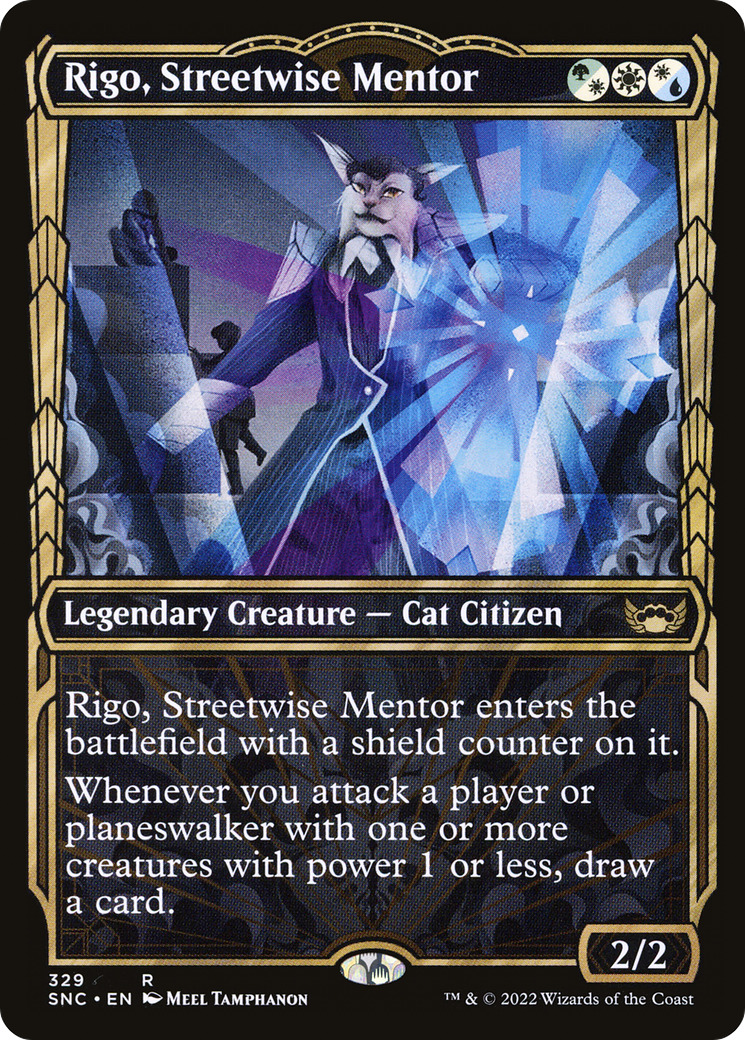 Rigo, Streetwise Mentor (Showcase Golden Age) [Streets of New Capenna]-1