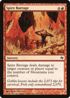 Spire Barrage [Duel Decks: Venser vs. Koth]-1