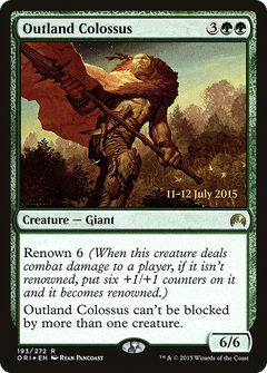 Outland Colossus [Magic Origins Prerelease Promos]-1