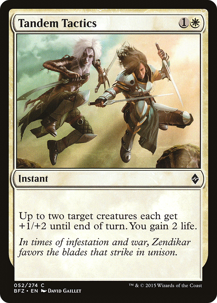 Tandem Tactics [Battle for Zendikar]-1