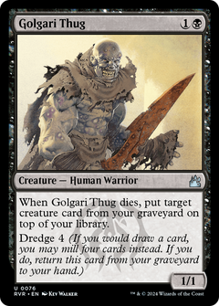 Golgari Thug [Ravnica Remastered]-1