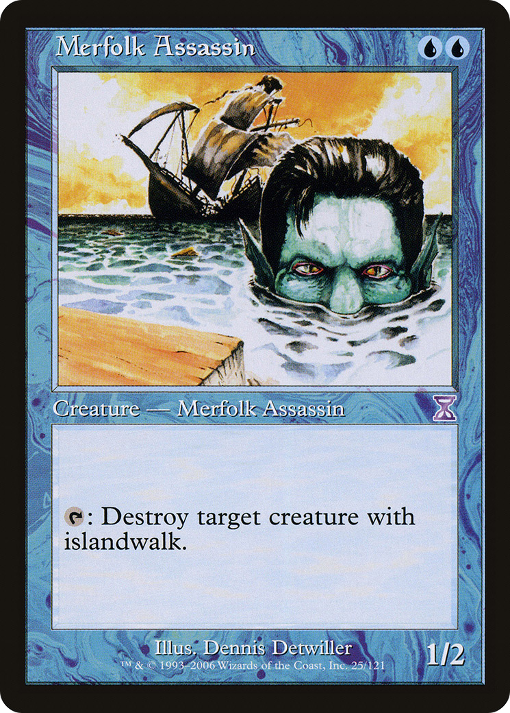 Merfolk Assassin [Time Spiral Timeshifted]-1