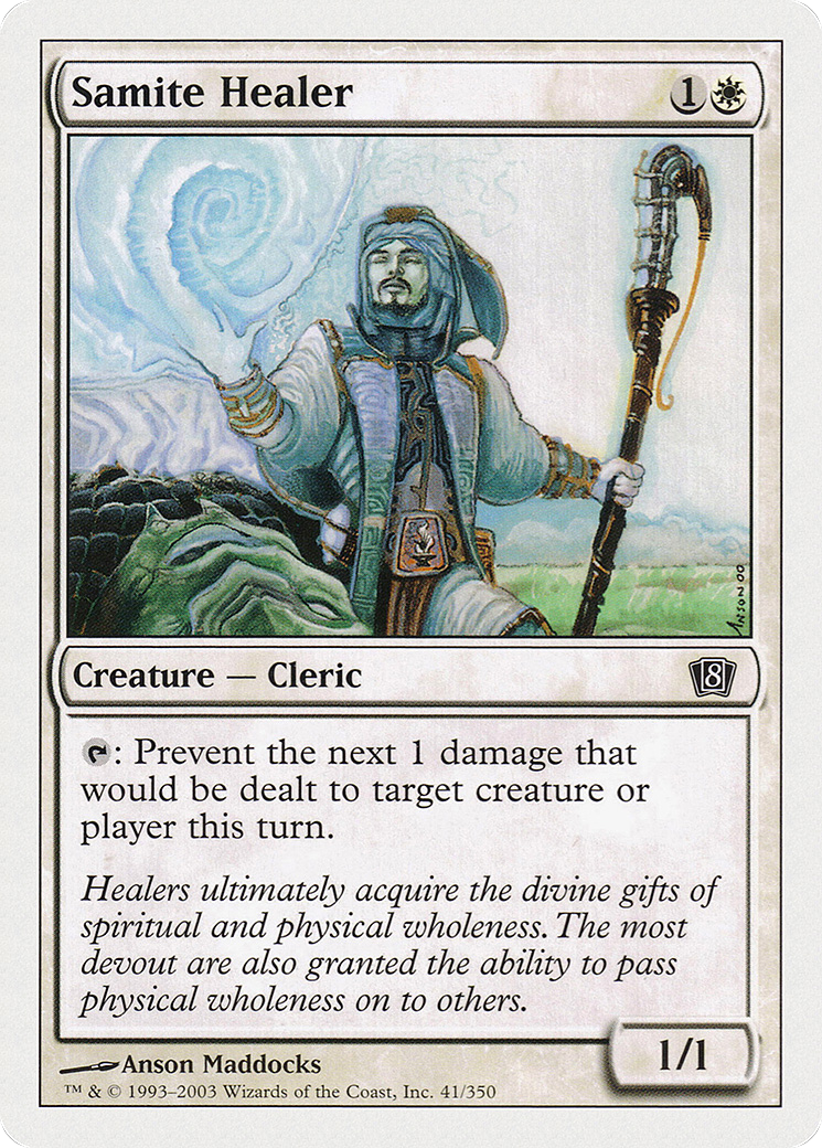 Samite Healer [Eighth Edition]-1