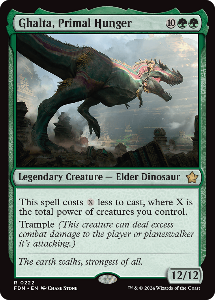 Ghalta, Primal Hunger [Foundations]-1