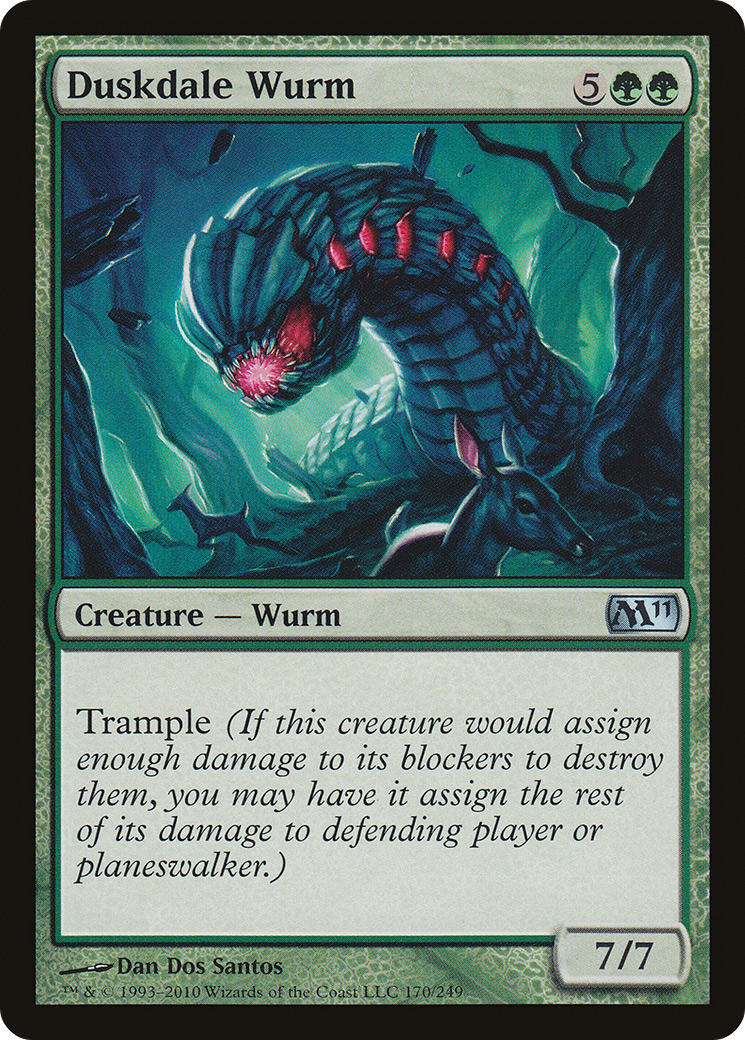 Duskdale Wurm [Magic 2011]-1