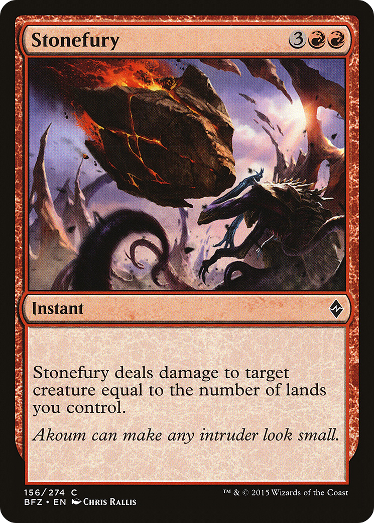 Stonefury [Battle for Zendikar]-1