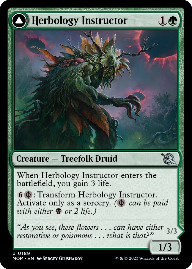 Herbology Instructor // Malady Invoker [March of the Machine]-1