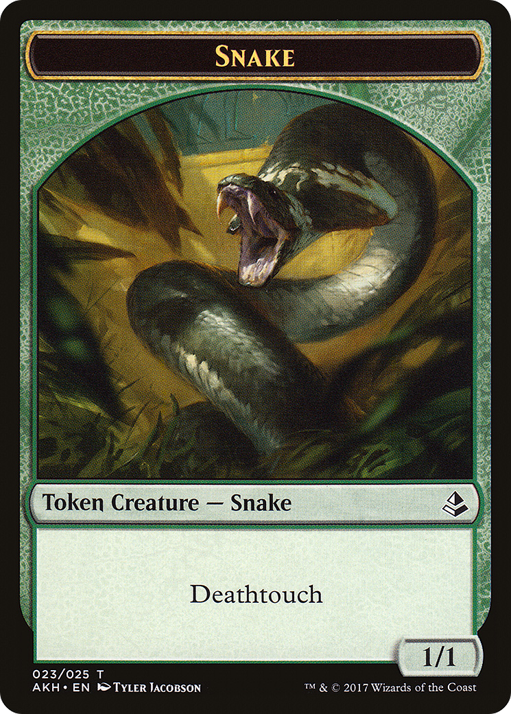 Snake Token [Amonkhet Tokens]-1