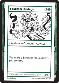 Spuzzem Strategist [Mystery Booster 2 Playtest Cards]-1