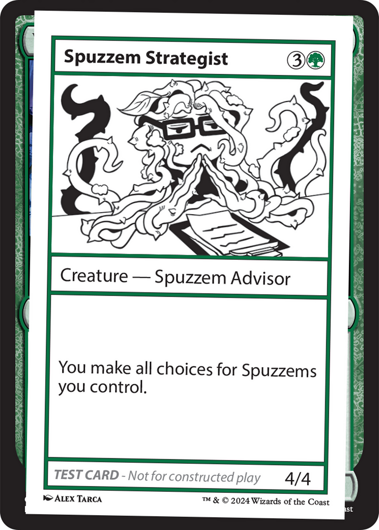 Spuzzem Strategist [Mystery Booster 2 Playtest Cards]-1
