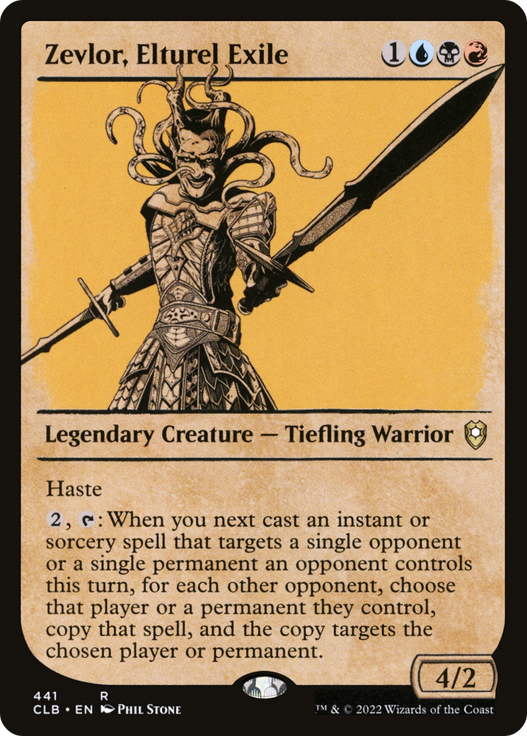 Zevlor, Elturel Exile (Showcase) (CLB-441) - Commander Legends: Battle for Baldur's Gate: (Showcase) Foil-1
