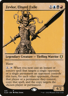 Zevlor, Elturel Exile (Showcase) (CLB-441) - Commander Legends: Battle for Baldur's Gate: (Showcase)-1