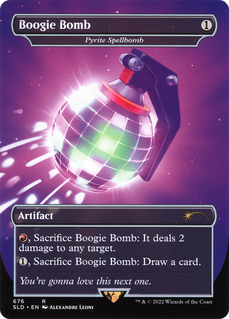 Pyrite Spellbomb - Boogie Bomb (Borderless) [Secret Lair Drop Promos]-1