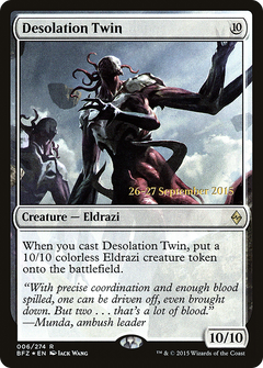Desolation Twin [Battle for Zendikar Prerelease Promos]-1