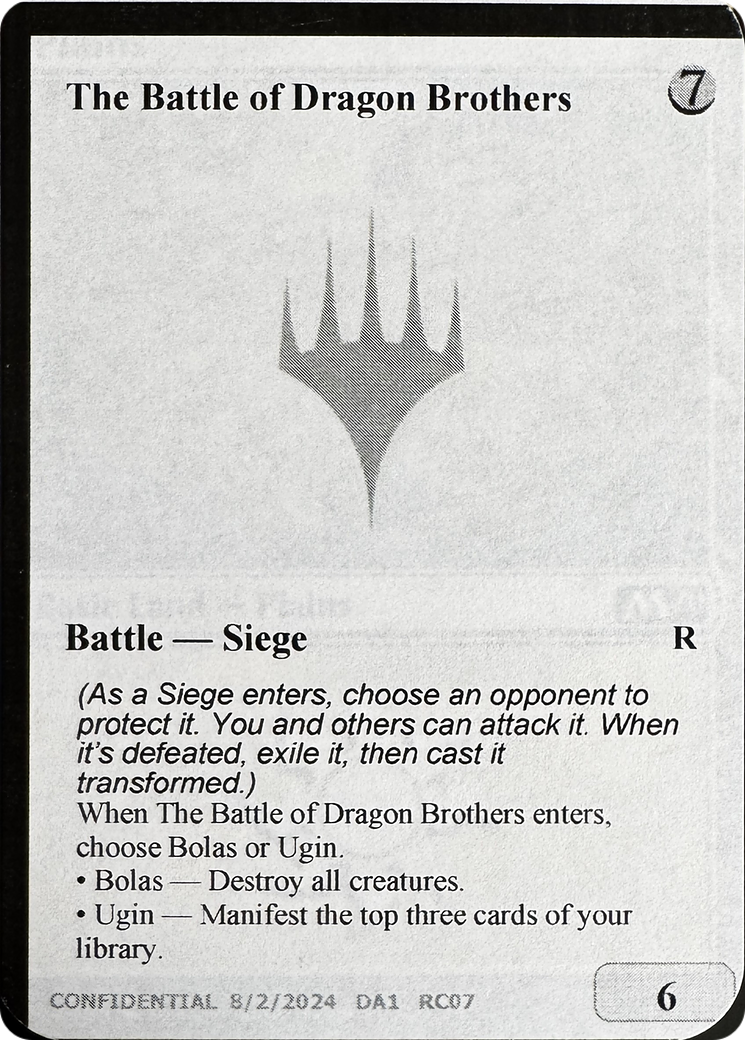 The Battle of Dragon Brothers // Fate Reforged (UNK-RC07B) - Unknown Event-3