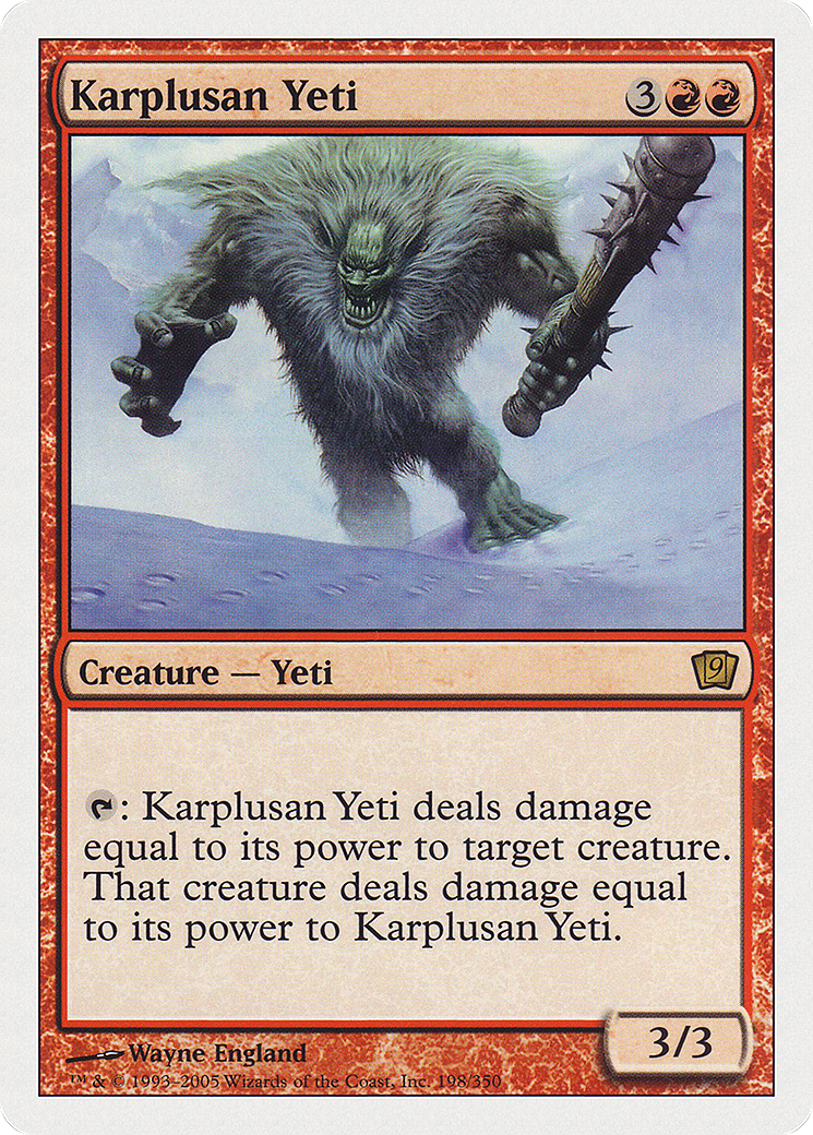 Karplusan Yeti [Ninth Edition]-1