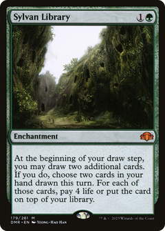 Sylvan Library [Dominaria Remastered]-1