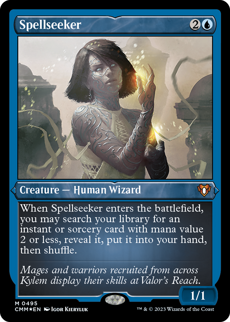 Spellseeker (CMM-495) - Commander Masters Etched Foil-1