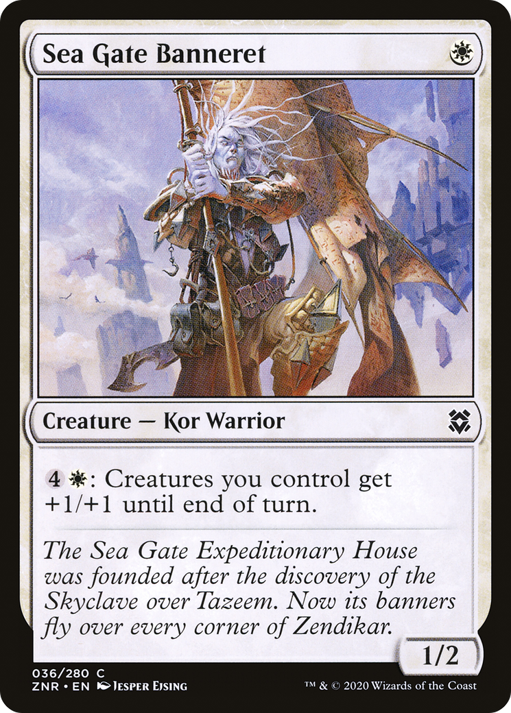Sea Gate Banneret [Zendikar Rising]-1