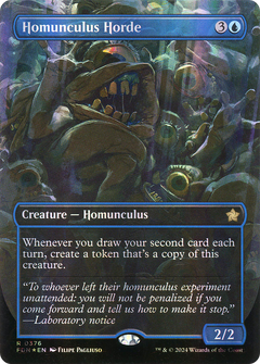 Homunculus Horde (Borderless) (Mana Foil) [Foundations]-1