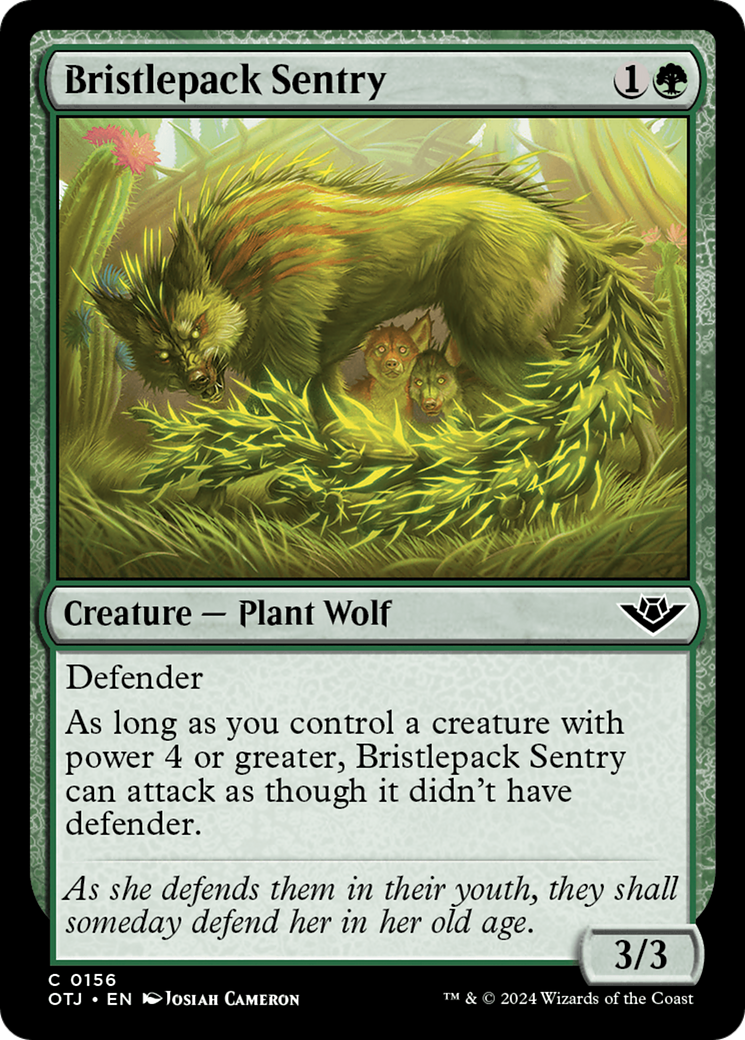 Bristlepack Sentry [Outlaws of Thunder Junction]-1