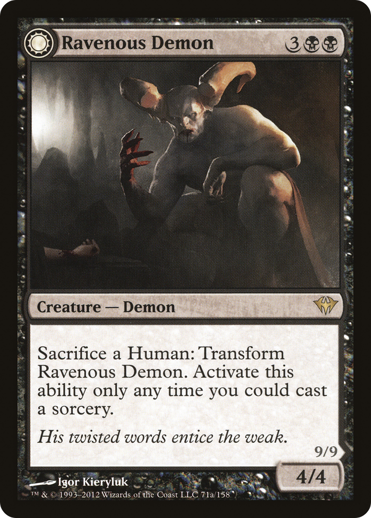 Ravenous Demon // Archdemon of Greed [Dark Ascension]-3