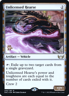 Unlicensed Hearse (PRE-246) - Streets of New Capenna Promos Foil-1