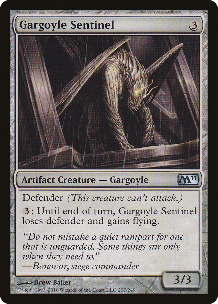 Gargoyle Sentinel [Magic 2011]-1