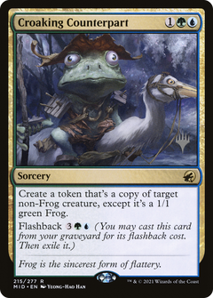 Croaking Counterpart (Promo Pack) [Innistrad: Midnight Hunt Promos]-1