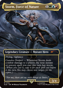 Storm, Force of Nature (SLD-1742) - Secret Lair Drop (Borderless) Foil-1